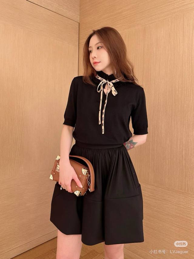 Original Ll.....2025 Summer New Fashion Splicing Umbrella Short Skirt Customized
