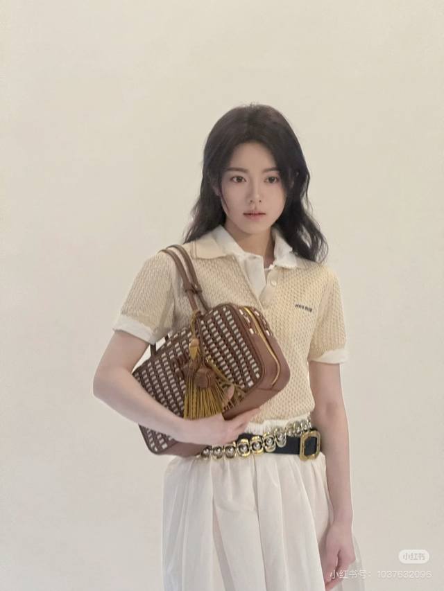 25Ss New Classic Hollow Cotton Polo Sweater High-Grade Off-White Logo Logo Sm