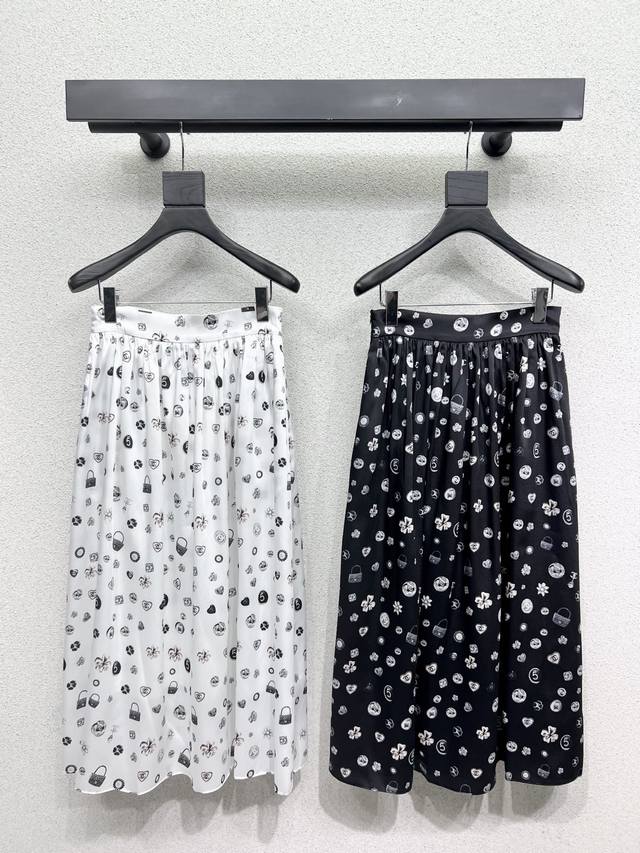 Chanel Style Printed Skirt Low-Key And Fashionable Version Is Versatile And Can