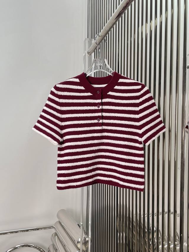 New Latest Pr 25New Triangle Striped Knitted Top Size Sml