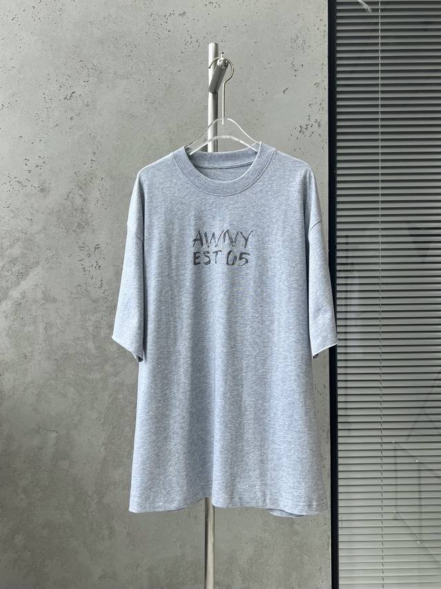 aw* Dawang Embroidered Letter Short-Sleeved T-Shirt Top Printed Embroidered L