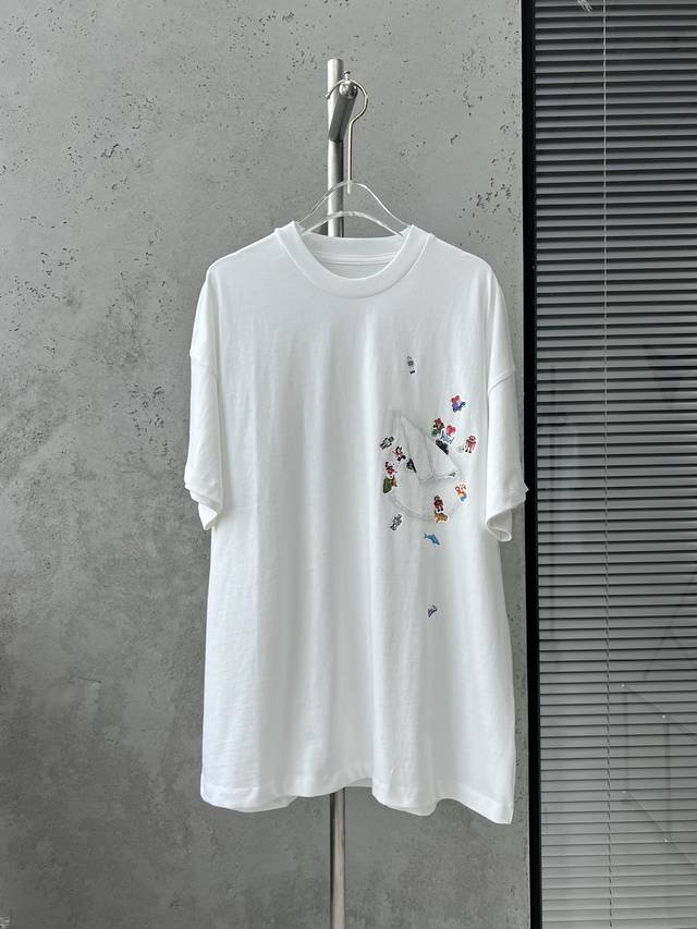 epide Prefab* 3D Printed Doll Stickers Distressed Short Sleeves Childlike Sti