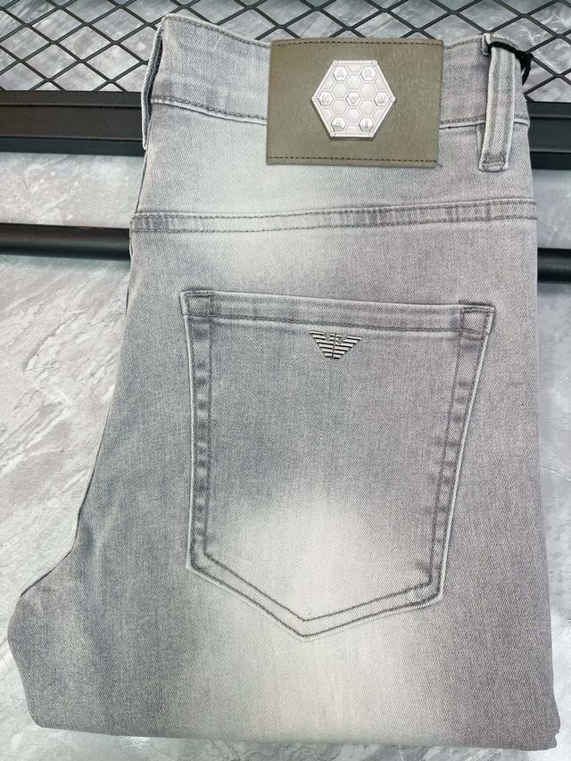 Classic Big Brand D Armani Jeans Trousers Men's Brand Clothing Simple And Stylis