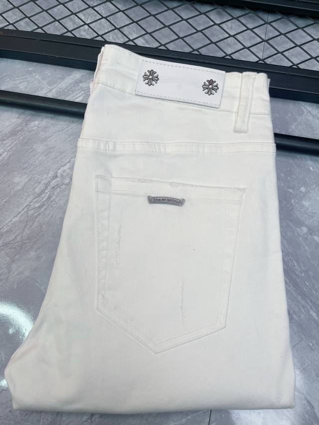 Classic Brand Chrome Hearts Jeans Trousers Men's Brand Clothing Simple And Styli