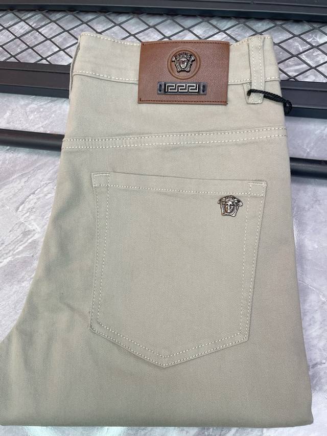 Classic Brand Versace Jeans Trousers Men's Brand Clothing Simple And Stylish Sli