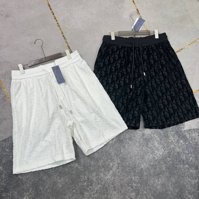 Pure Original 25Ss Latest Dior Full Print Dark Pattern Jacquard Shorts Original
