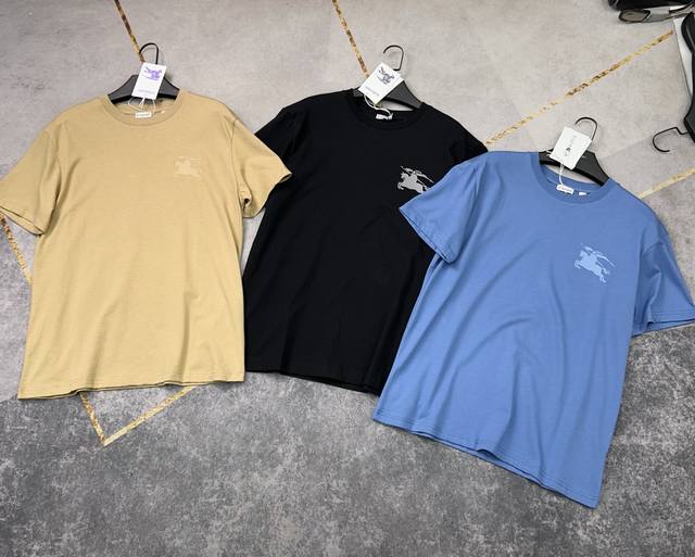 Pure Original 25Ss Latest Burberry Offset Logo Printed T-Shirt Original Custom F