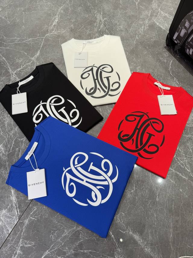givenchy 25Ss Summer Round Neck Short Sleeves Are Extremely Rare Styles. Made