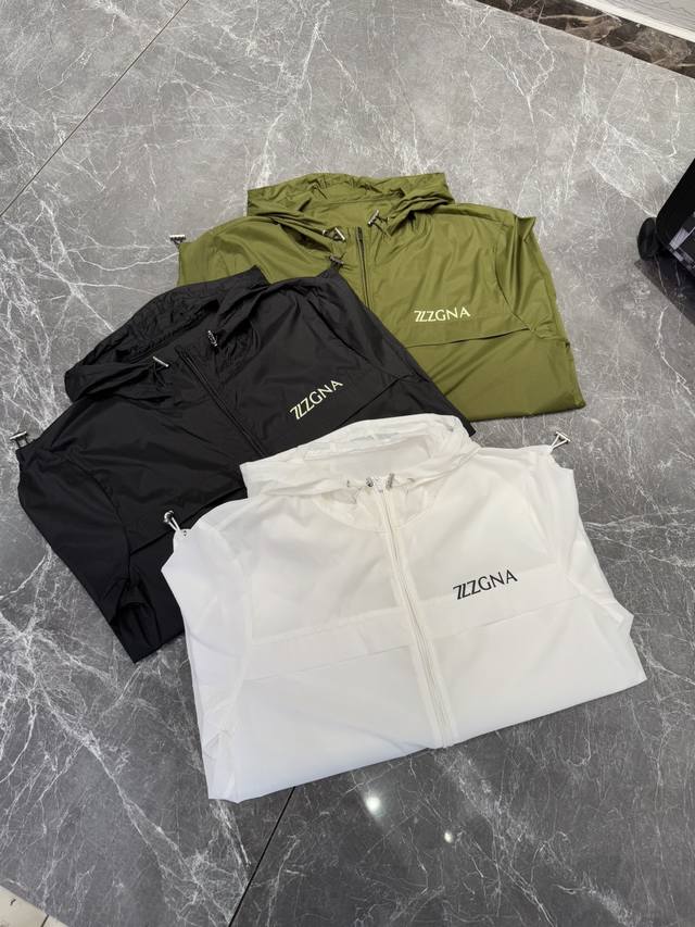 z Zegna Couple's 25Ss New Spring And Summer Four-Sided Elastic Lightweight Ho