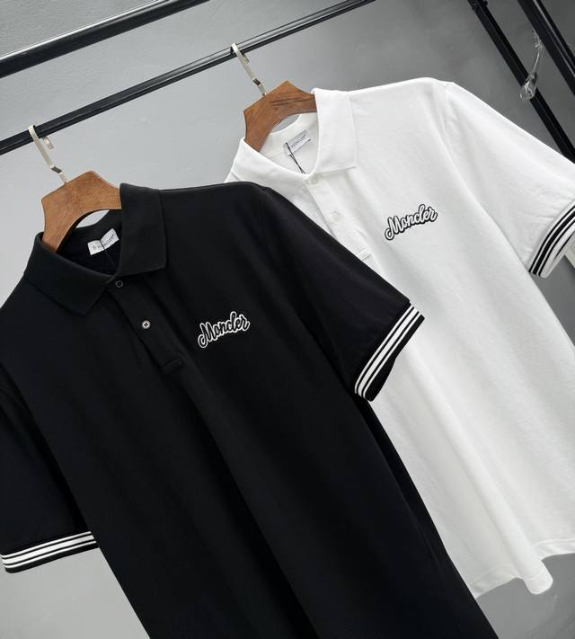 moncler 25Ss Official Website Short-Sleeved Polo Custom Pique Fabric Fabric W
