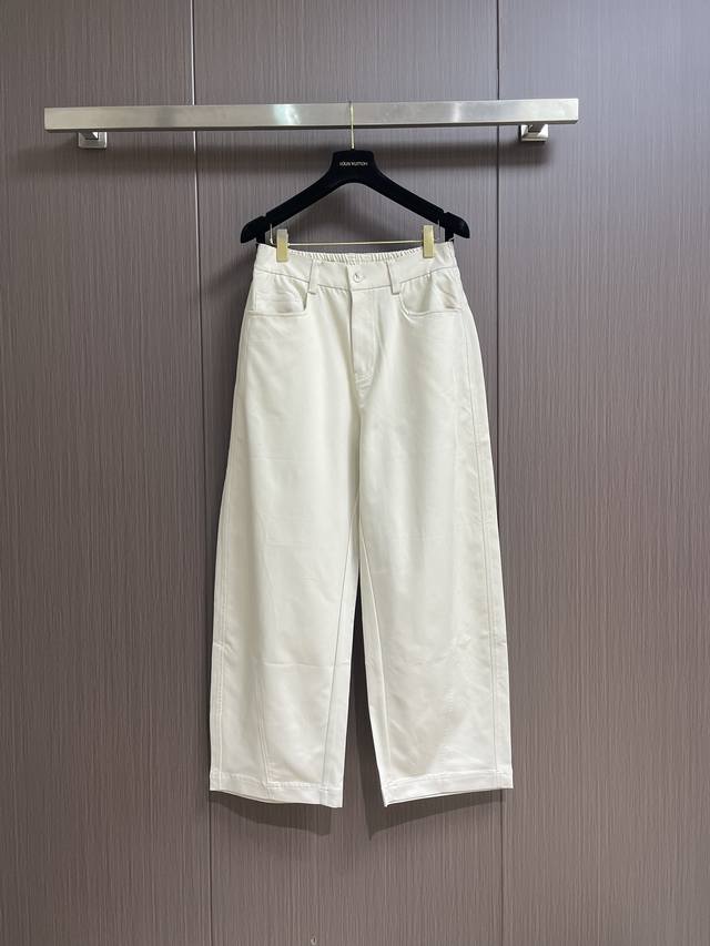 bv 2025Ss New Jeans Custom Imported Twill Cotton Denim Material Process Washi