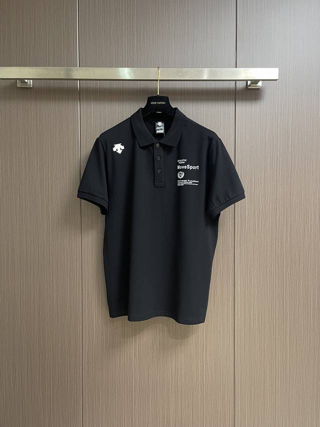 descente Descente 2025Ss New Sports Polo Shirt Has Excellent Moisture Absorpt