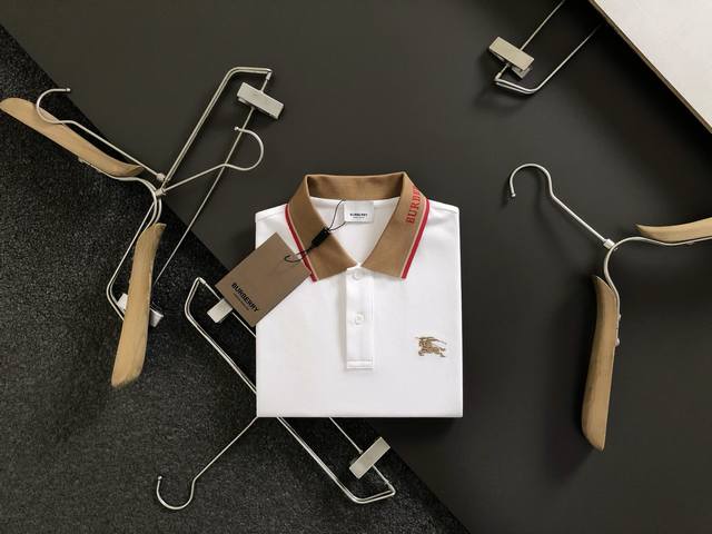 bbr*Fitted Version M-Xxxl 2025 Spring And Summer Top Classic Collar Letter Ja