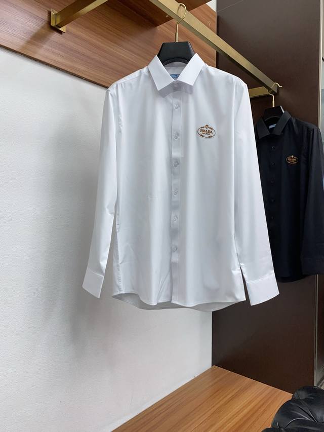 Prada 25 Ss Year-Round Shirts Exquisite Details Best-Selling Shirts At The Count