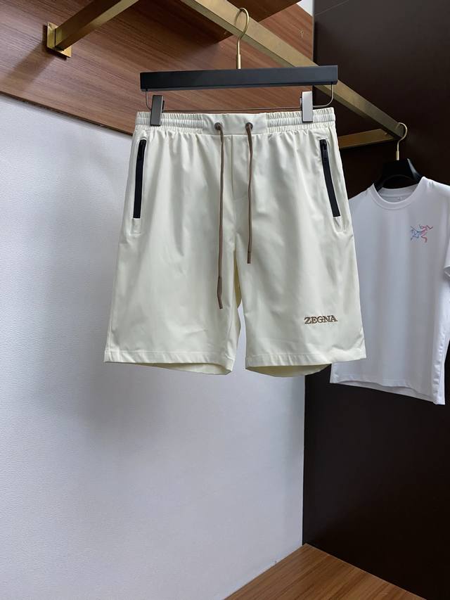 Zegna 2025 Spring And Summer New Latest Casual Cotton Shorts Original Pants Styl