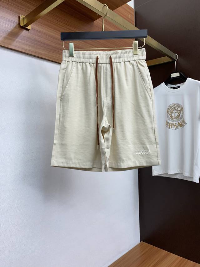 Zegna 2025 Spring And Summer New Latest Casual Shorts Original Pants Type Upper