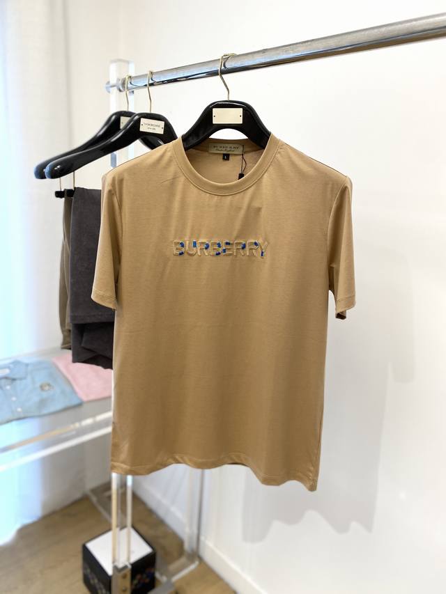 Burberry 2025 Latest Short-Sleeved T-Shirt, Handsome And Fashionable, Exquisite