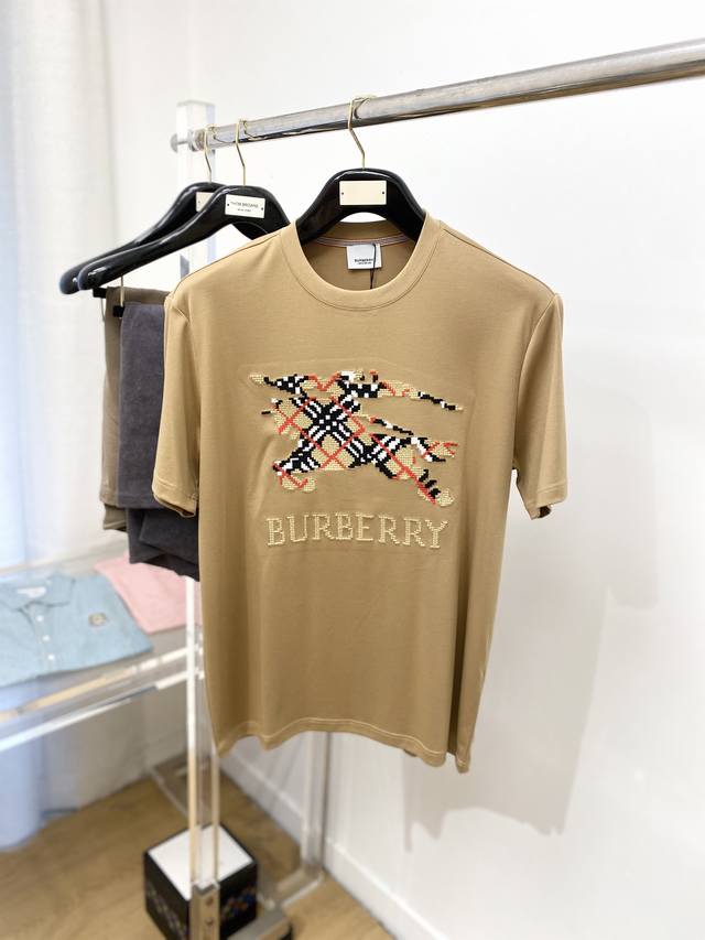 Burberry 2025 Latest Short-Sleeved T-Shirt Handsome And Fashionable Exquisite Em