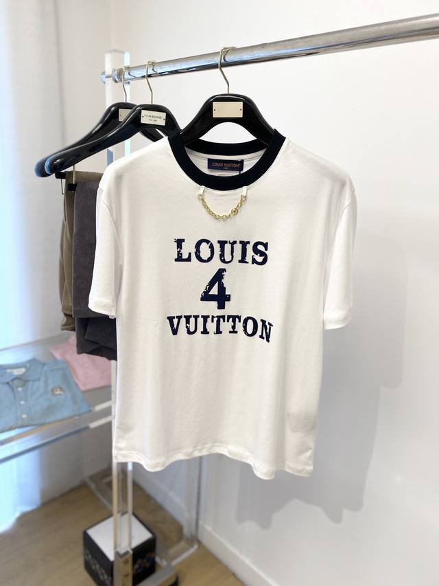 Louis Vuitton 2025 Latest Short-Sleeved T-Shirt, Handsome And Fashionable, Top-L