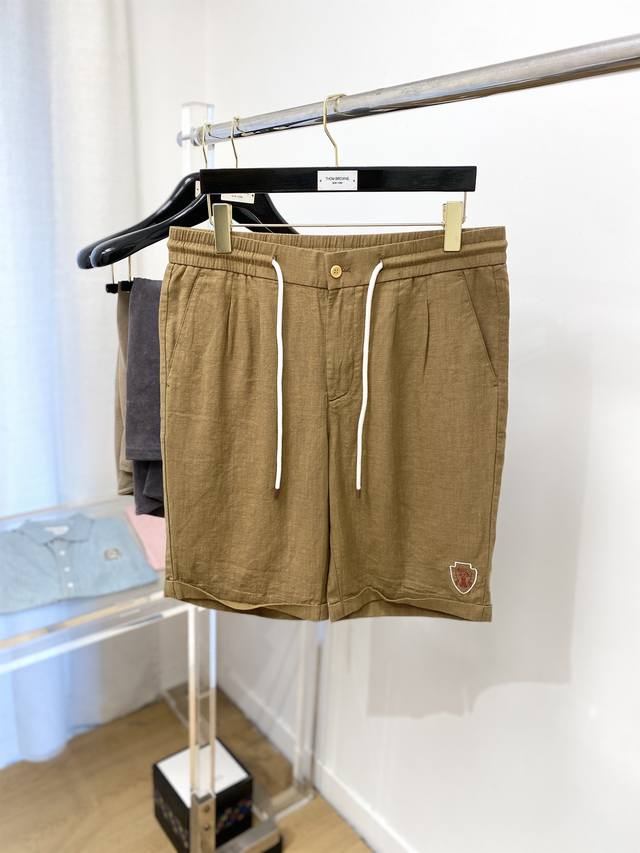 brunello Cucinelli 2025 Hot-Selling Casual Shorts, High Elasticity, Slimming,