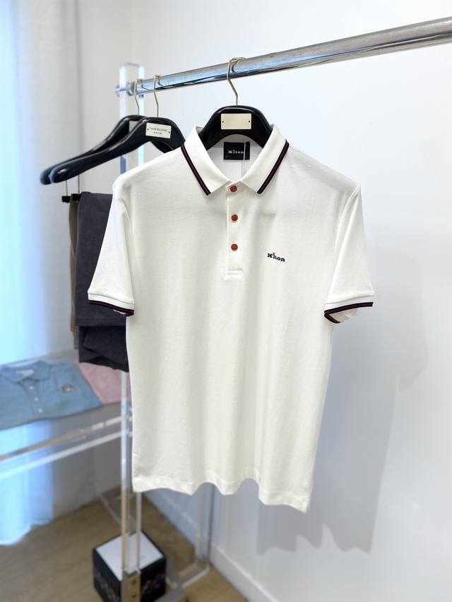 kiton Fashionable Brand 2025 Latest Short-Sleeved T-Shirt, Handsome And Fashi