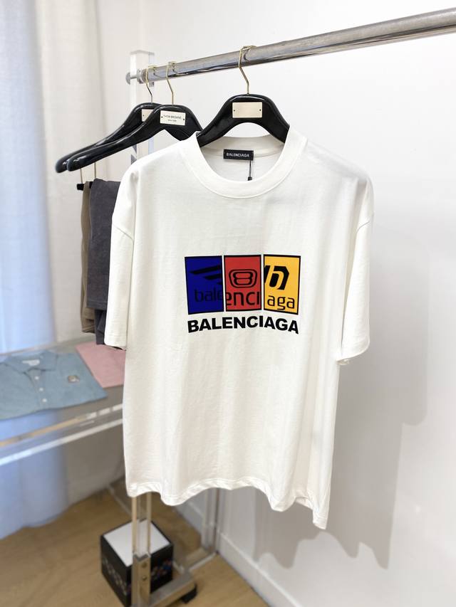 Balenciaga 2025 Latest Short-Sleeved T-Shirt, Handsome And Fashionable, Top-Grad