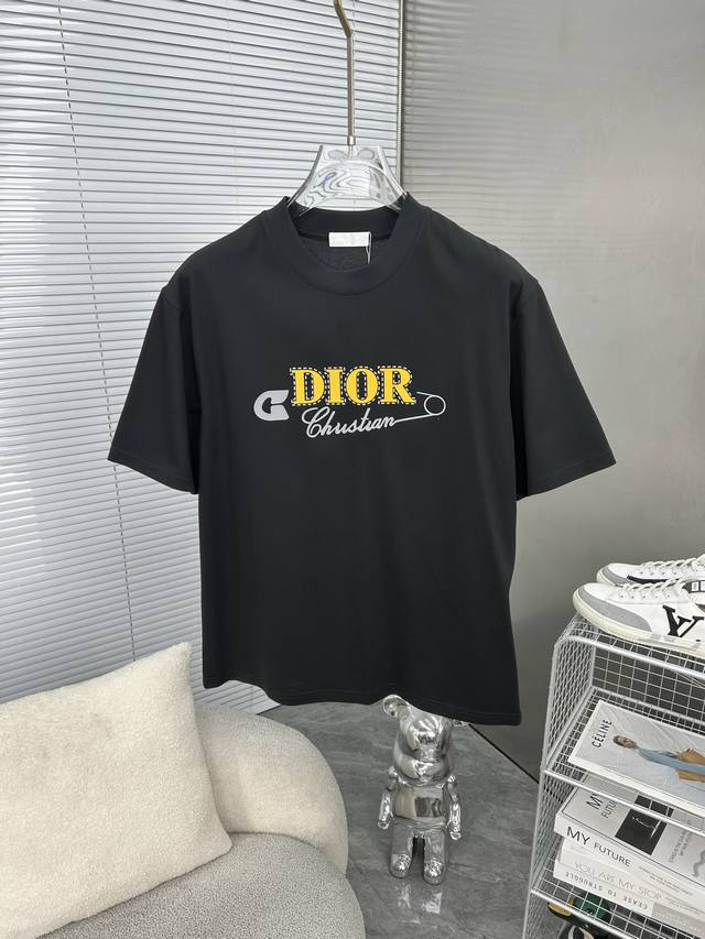 dior Dior 2025Ss Latest Spring And Summer Short-Sleeved T-Shirt Is Out. 2025