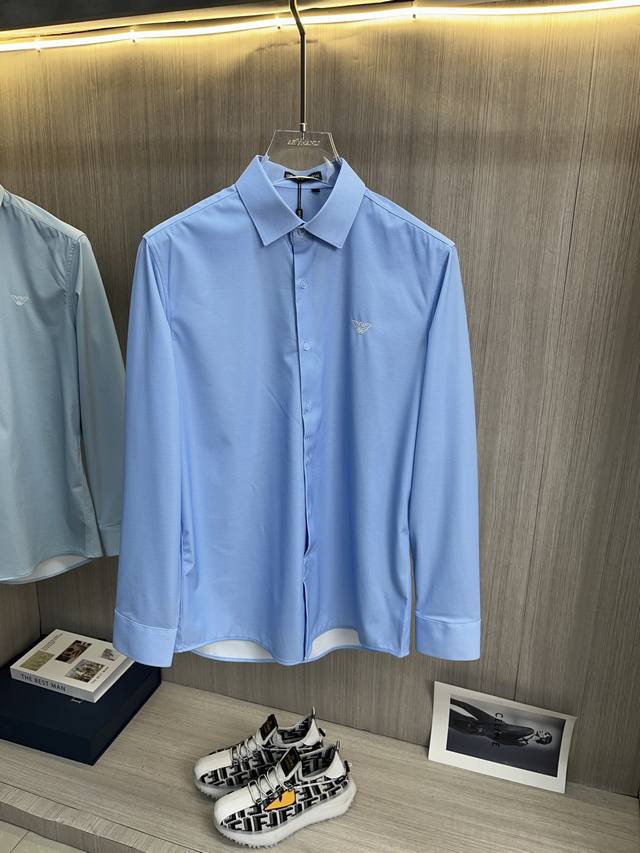 armani Armani 2025Ss Spring New Long-Sleeved Shirt Is Fashionable, Simple And
