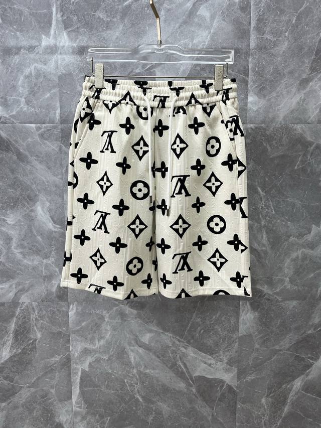 lv Louis Vuitton 2025 Spring And Summer New Men's Casual Shorts High-End Cust