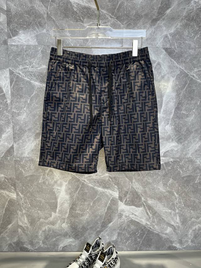 fendi Fendi 2025 Spring And Summer New Men's Casual Shorts High-End Custom Br
