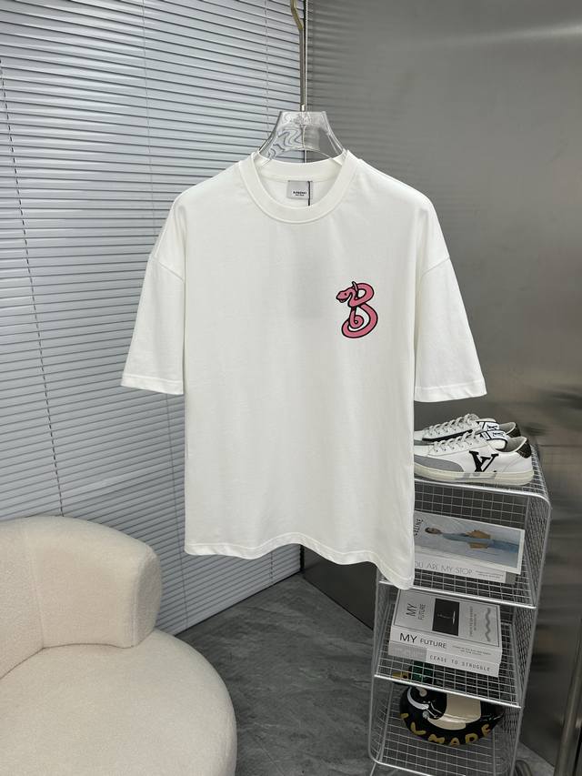 burberry Burberry 2025 Spring And Summer New High-Weight Heavy Round Neck Sho