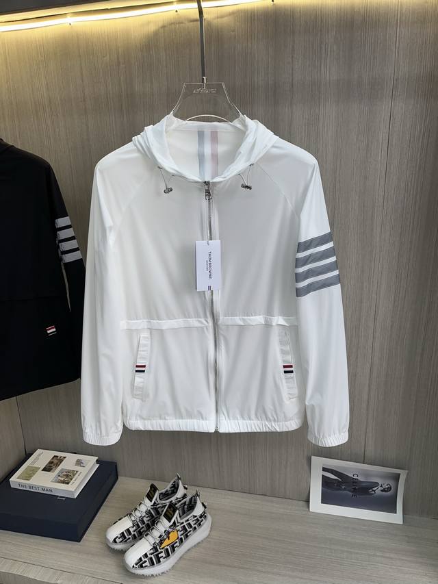 tb Tom Browne Specializes In New Original Thin Sun Protection Jackets. Summer