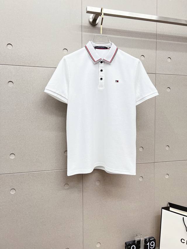 tommy Tommy 2025 New Summer Men's Lapel Polo Shirt Unlocks Italian Elegance.