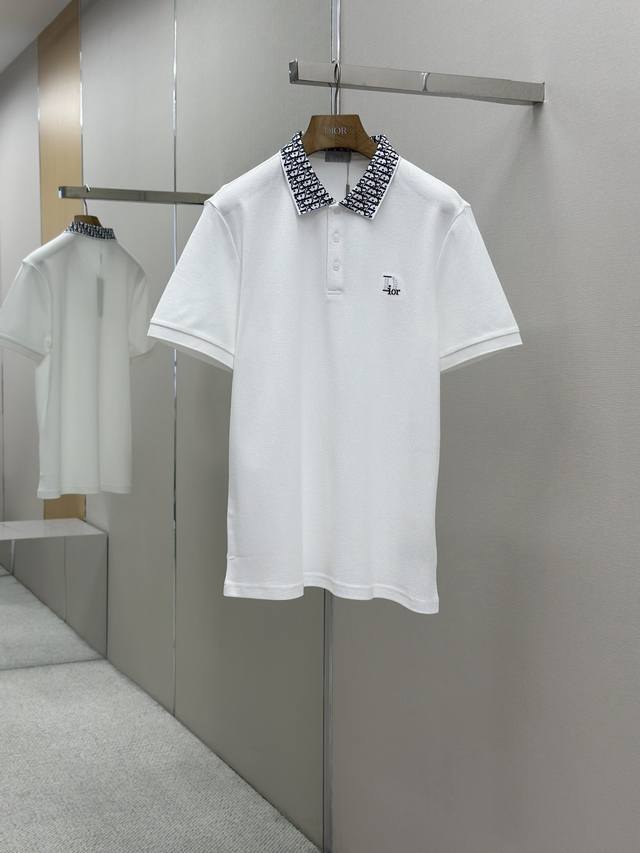 dior 2025 Summer New Product Lapel Polo Short Sleeve Fashion Item Design Is M
