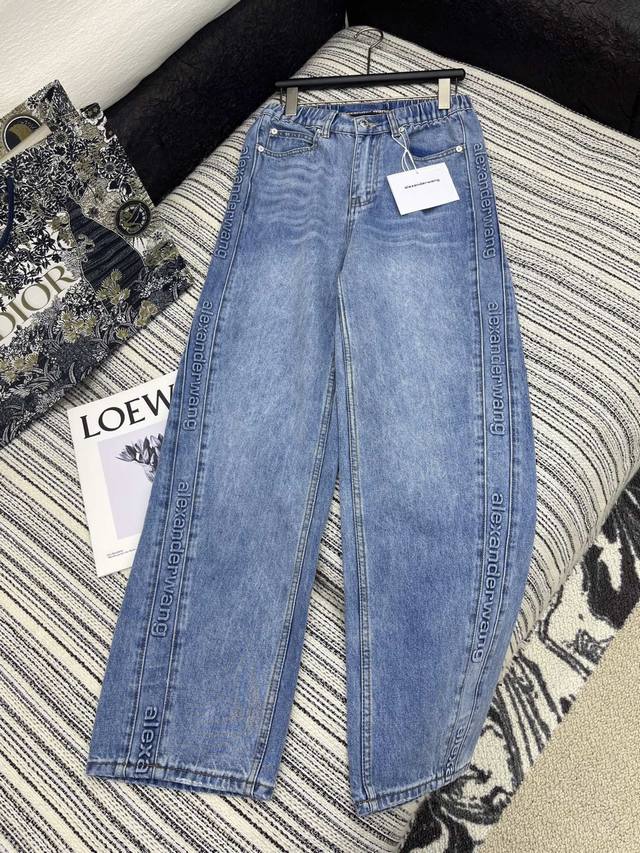 Hot Item In Stock Original Custom Alex * Side Embossed Series Denim Trousers Usi