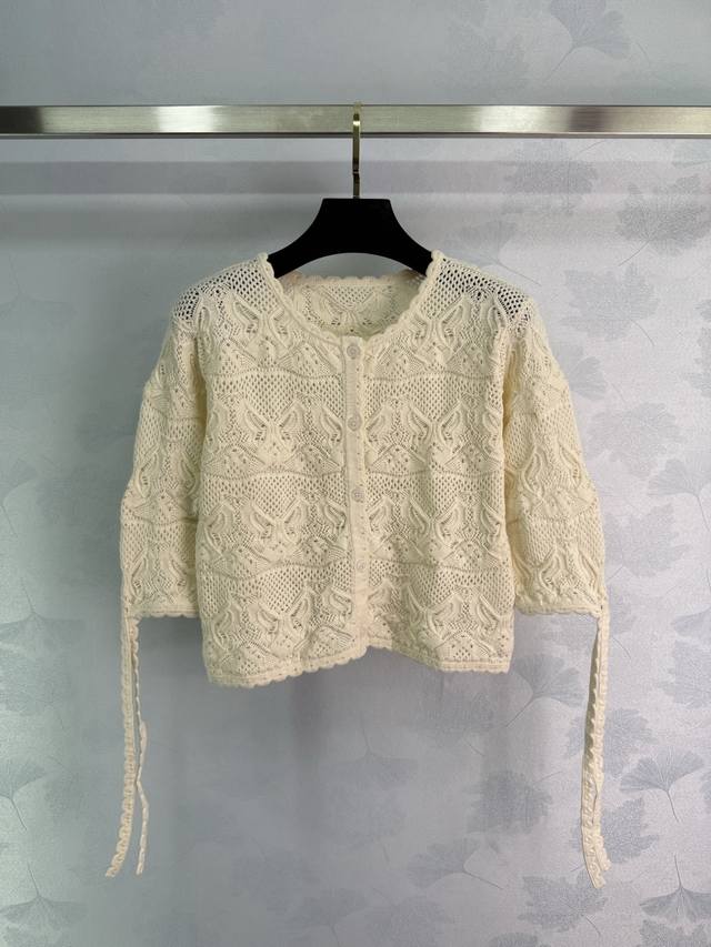 dio* 2025 Spring And Summer Latest Series 3D Hand-Crocheted Cardigan Custom Y