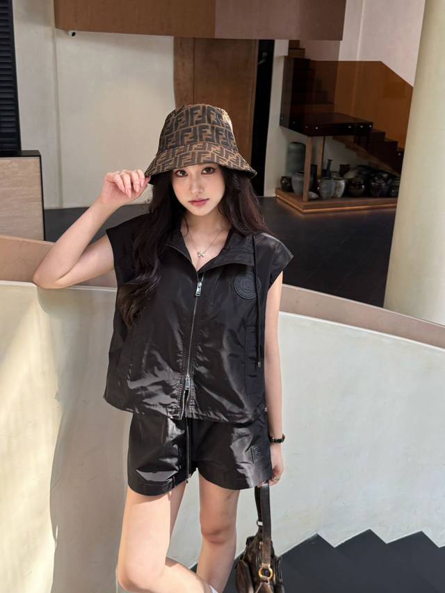 Style No. D25052582 Fend* New Simple Fashion Casual Two-Piece Suit Original Lett