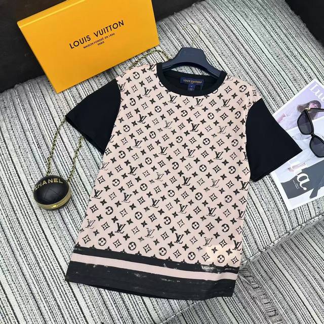 Highly Recommend Louis Vuitt*N 25Ss New Spring And Summer Jacquard Stitching Rou