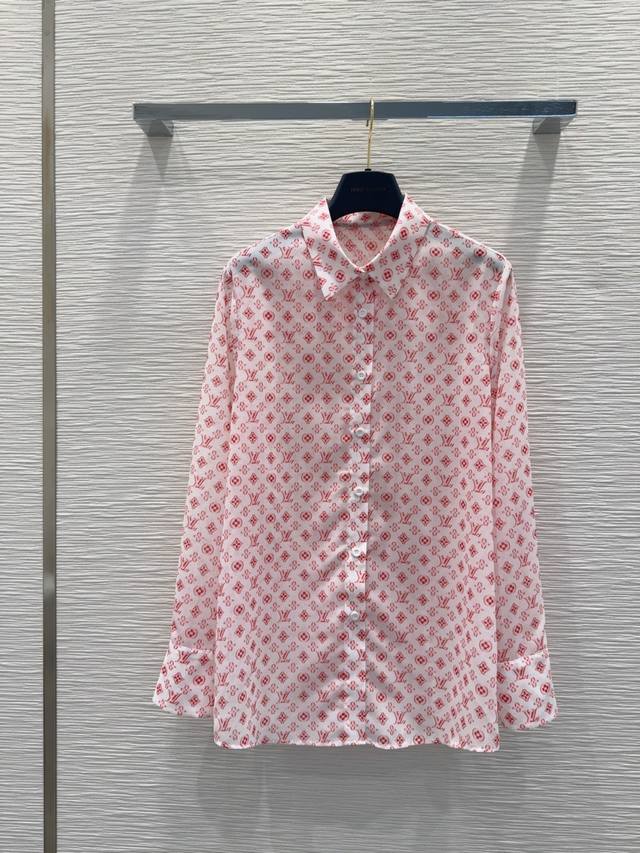 louis Vuitto*2025Ss New Shirt Slightly Transparent, Fashionable, Careful, Cut
