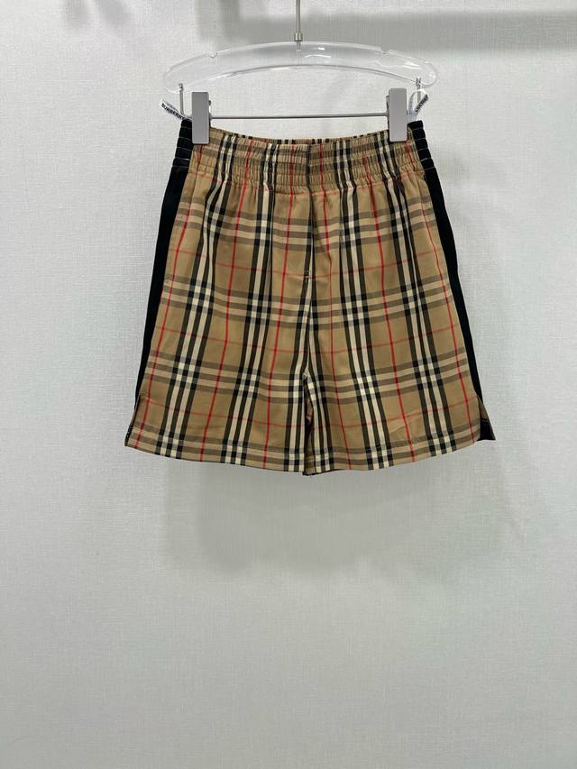 burbe*Ry 25Ss Spring And Summer New Classic British Plaid All-Match Casual Sh