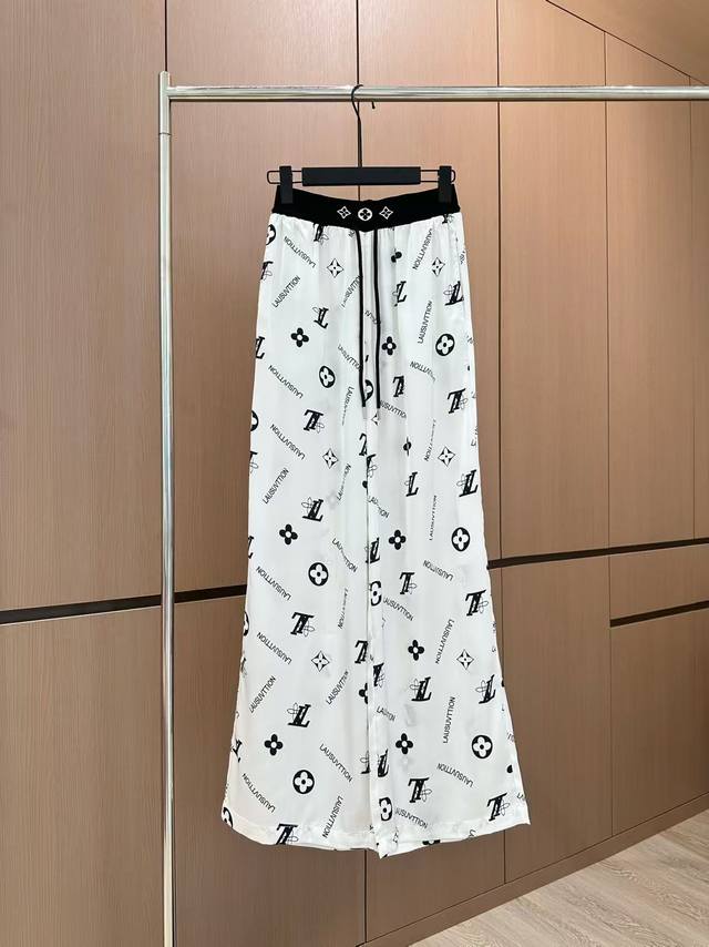 Popular Item In Stock Original Quality Lv* 25 New Style Ribbon Printed Casual Pa