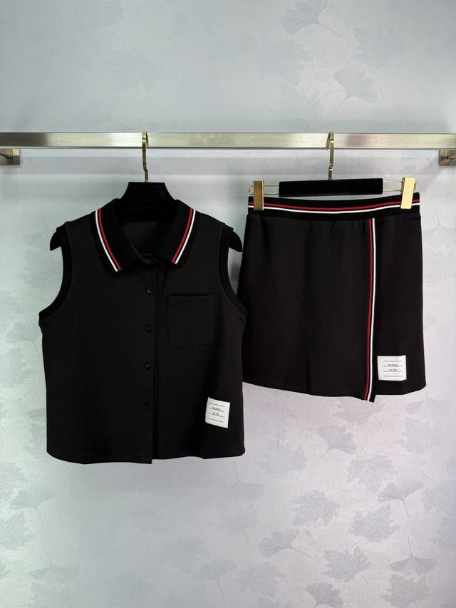 thom Brow*E Tb 25 New Style Skirt Vest Short Skirt Combination Neckline Class