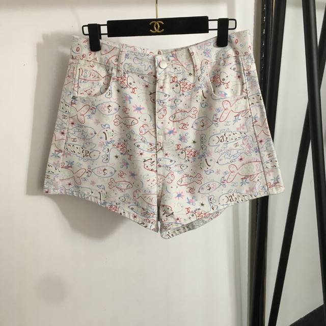 Style No. 20253167 Chane* New Small Fish Graffiti Print Fashionable All-Match De