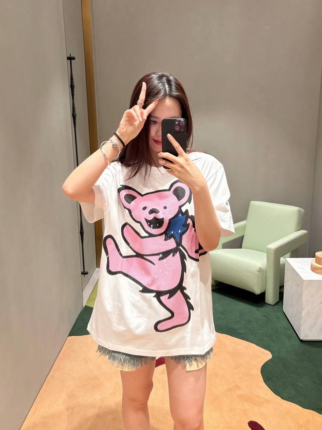 loew* 25Ss Spring And Summer New Grateful Dead Joint Series Hot Diamond Pink