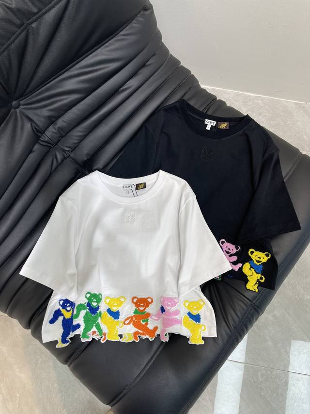 loew*25 Spring And Summer New Style Heavy Embroidery Doll Short Short-Sleeved