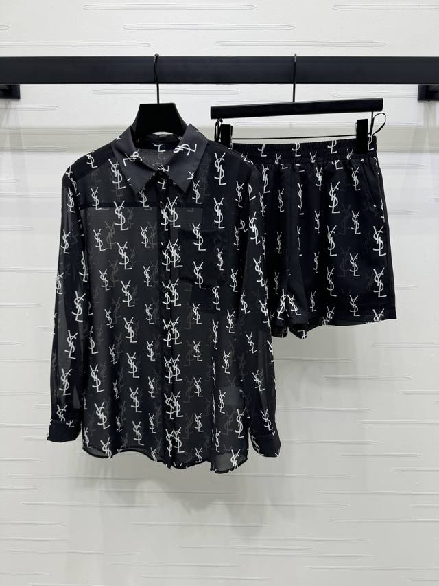 New Original High-End Quality Ysl*2025 Spring And Summer Latest Series Printed S