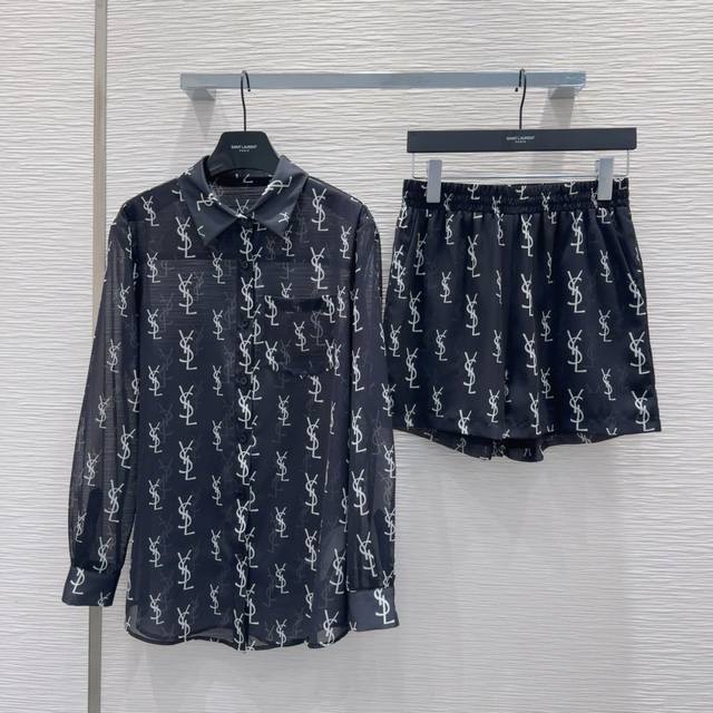 ys*L2025Ss New Classic Monograw Suit Is Full Of Fashion And High-End Feeling.