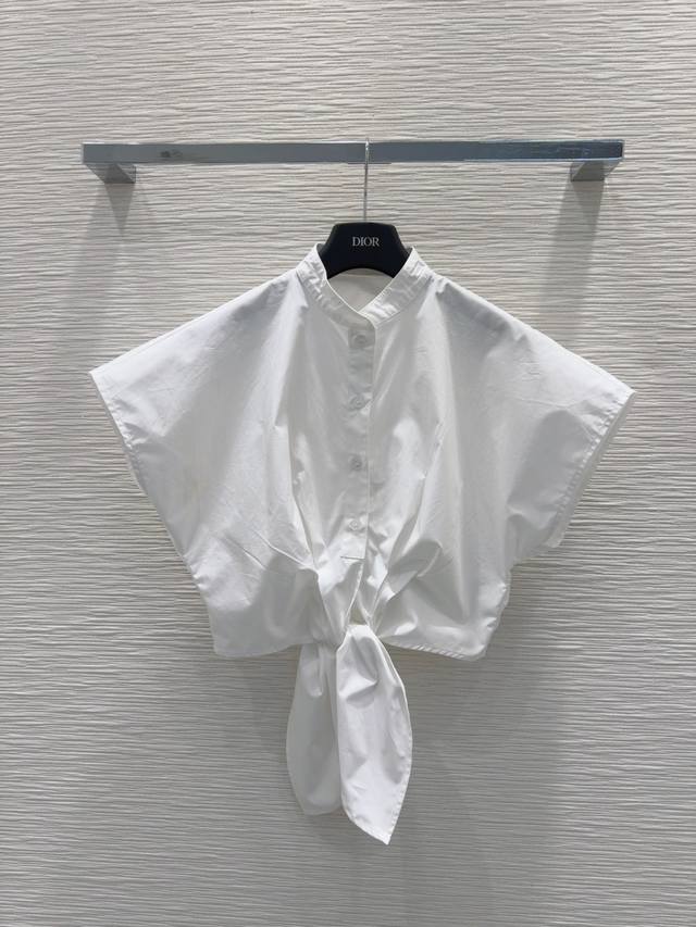 christian Dio*2025Ss New Shirt Low-Key Luxury Three-Dimensional Tailoring Str