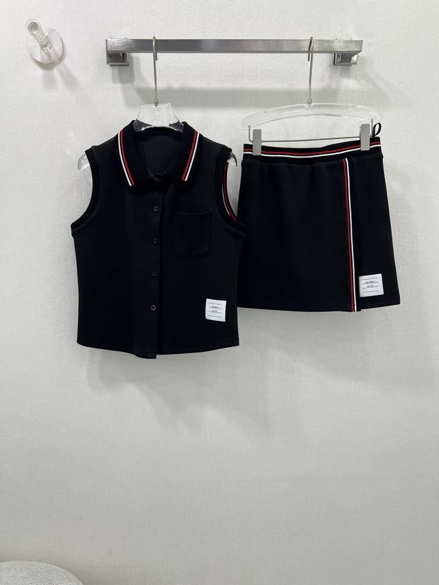 thom Brow*E Tb 25 New Style Skirt Vest Short Skirt Combination Neckline Class