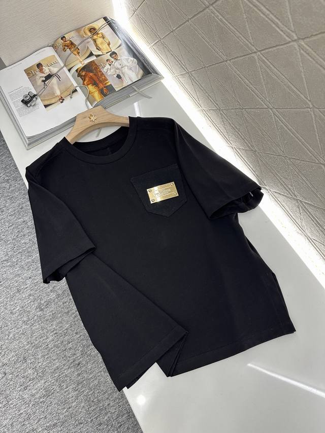 louis Vuitto*2025 New Arrivals Metal Logo Short-Sleeved Jacquard Trousers Set